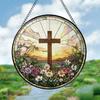 Пляжный закат Suncatcher Орнамент Акриловое украшение для окна, креативное освещение Craft Подвесной домашний декор Подвесной