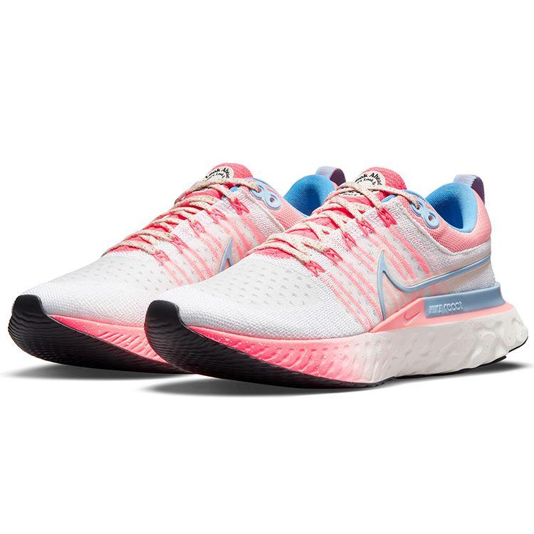 Nike React Infinity Run Flyknit 2 Racer Розовые женские кроссовки Кремовый Sail Coast DJ6055-161