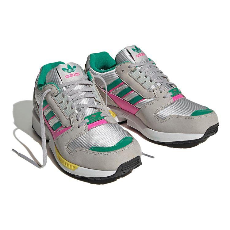 adidas Кроссовки унисекс ZX 8000 Grey Court Green Pink Grey-Two Screaming-Pink IG3076