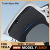 Для Tesla Model Y Juniper 2026 2026 Защитная панель багажника Чехол-защита Кожаный коврик багажника Водонепроницаемая задняя панель Автоаксессуары