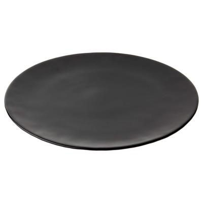 Большая стеклянная тарелка Toyo Sasaki Universe Plate 300 черная 30 см 46066BK