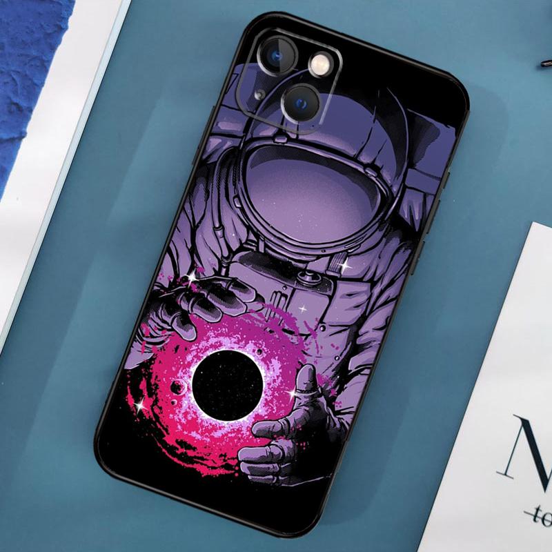 Чехол Planet Astronaut для iPhone 15 14 13 12 11 Pro Max X XS Max XR 7 8 Plus SE 2020 2022, чехол-бампер