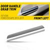 Серебристая левая ручка подлокотника Внутренняя накладка ручки Захватная молдинг Ford Для Escape 13-19