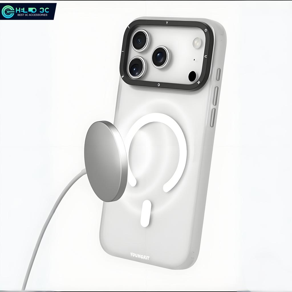 Youngkit Ultra Thin Magnetic Case Compatible with Iphone 17 Pro Max Case Shockproof Iphone 17 Pro Case Shockproof