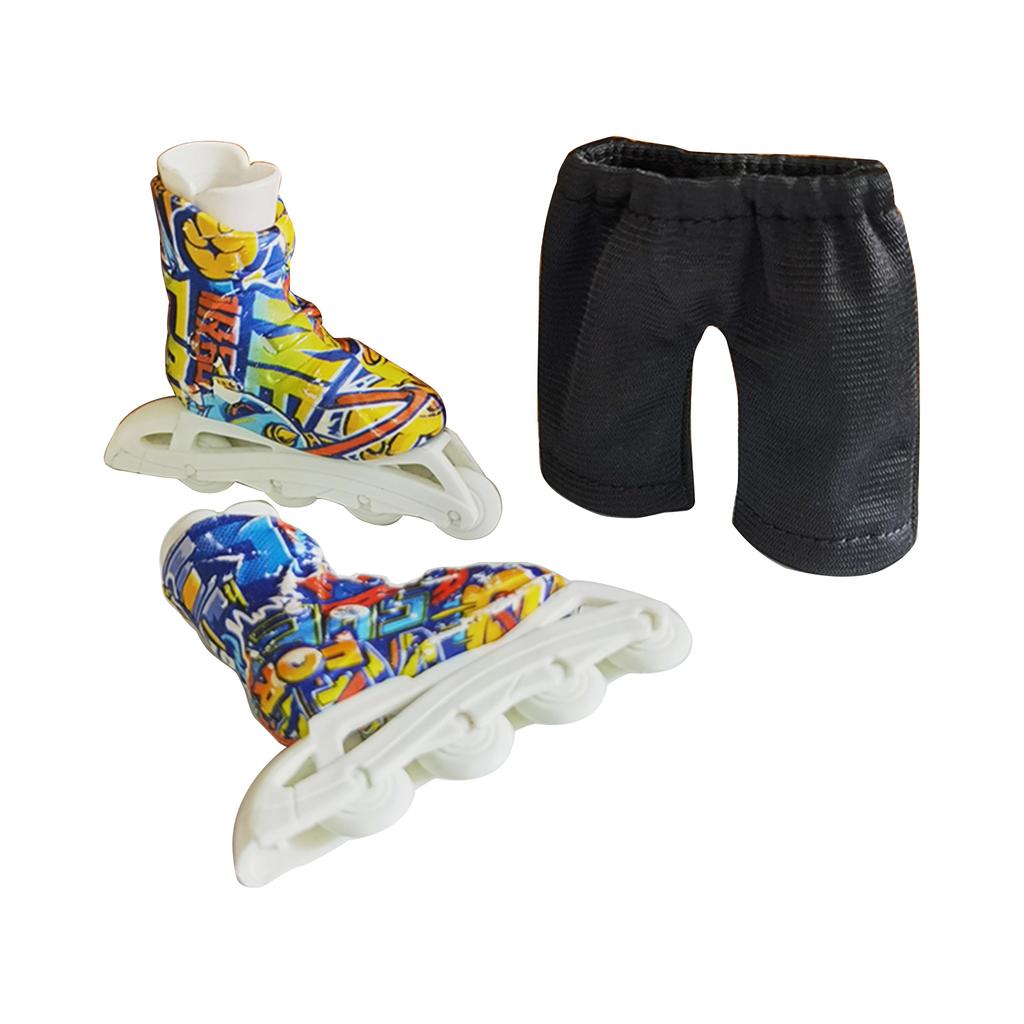 Творческий набор мини-игрушек для пальцев: скейтборд для пальцев/велосипед для пальцев с туфлями, футболки, игрушка для пальцев, самокат для детей и взрослых