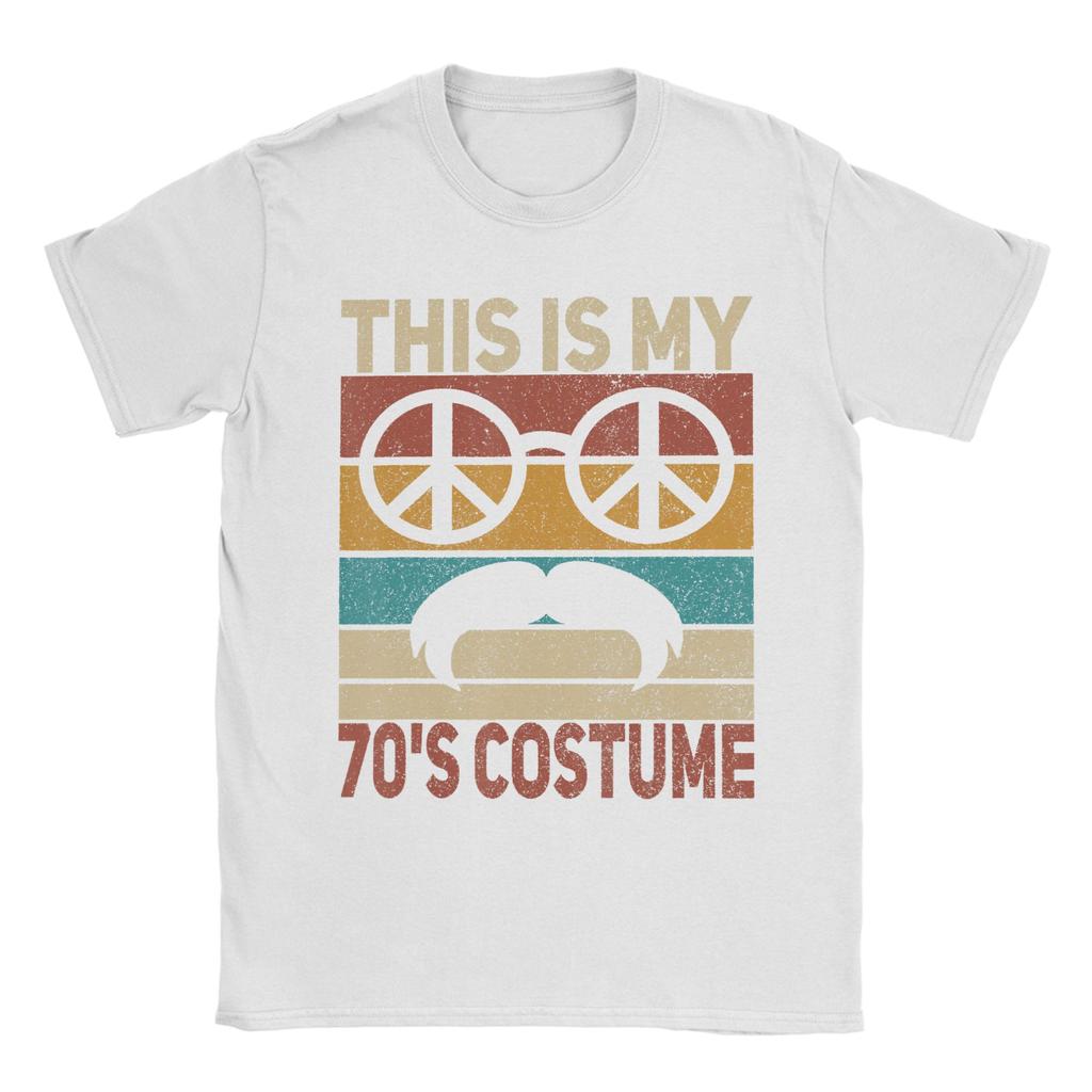 This is My 70s Costume 70 Styles Unisex 70's Disco 1970s T-Shirt Summer Fashion T Shirts Unisex Tees Short Sleeve Vintage Tshirt