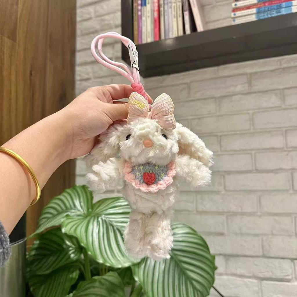 Bonnie Bunny Plush Keychain: Cute Girl Doll Bag Charm & Bestie Birthday Gift