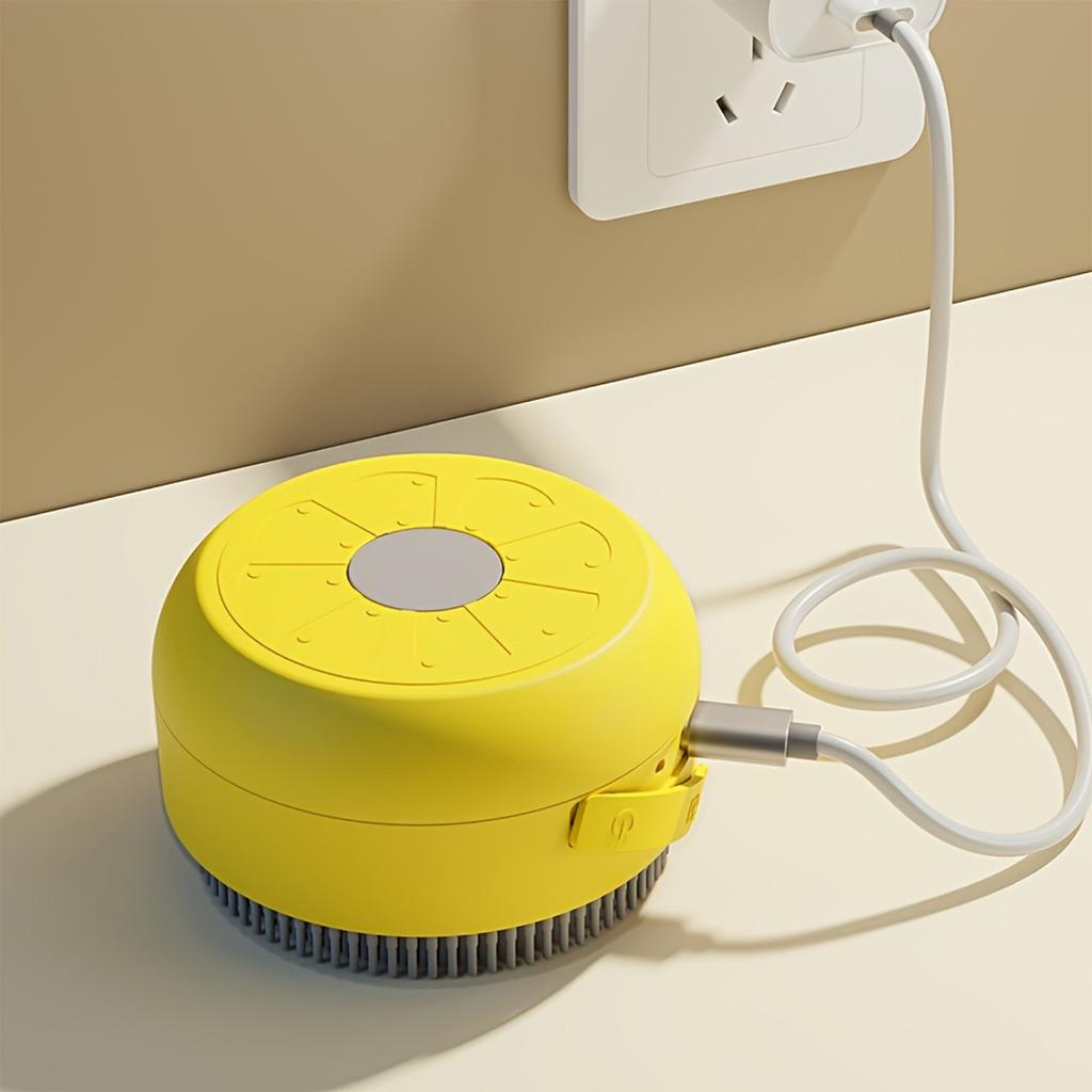Rechargeable Pet Bathing Brush with Foaming Function for Cats and Dogs