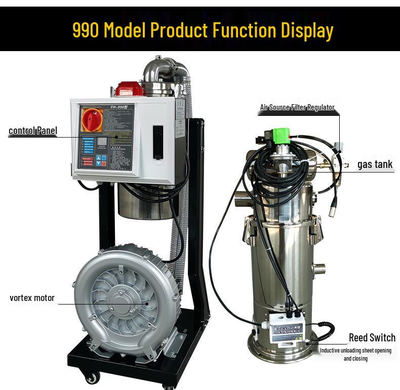 Автоматический вакуумный загрузчик пластиковых гранул 300 г (Налог не включен)