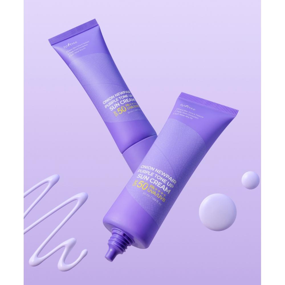 Isntree Onion New Fair Purple Tone Up Sun Cream 50ml