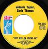7inch Record JOHNNIE TAYLOR, CARLA THOMAS - Just Keep On Loving Me / My Life STA0042 Stax 1969 US Soul/Funk Used