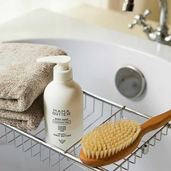MAMA BUTTER органическое мыло для тела без запаха с маслом ши 500 мл 500 мл Мыло без добавок, [Содержит масло, увлажняющее] (х 1)