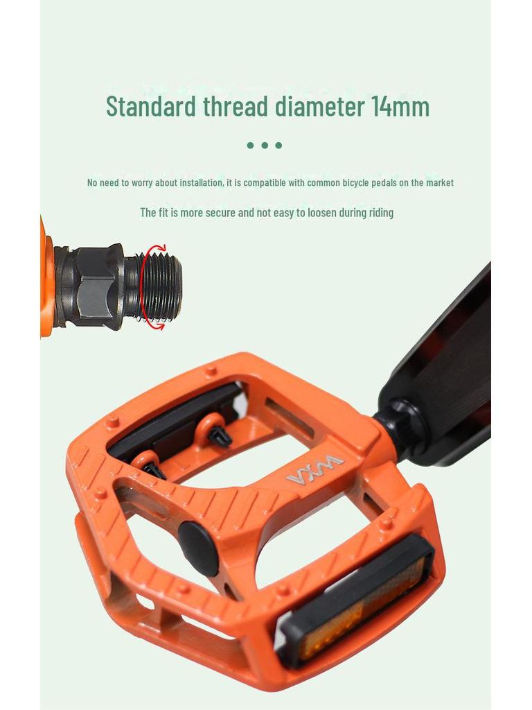 Универсальная педаль из алюминиевого сплава с шарикоподшипниками для горных и шоссейных велосипедов