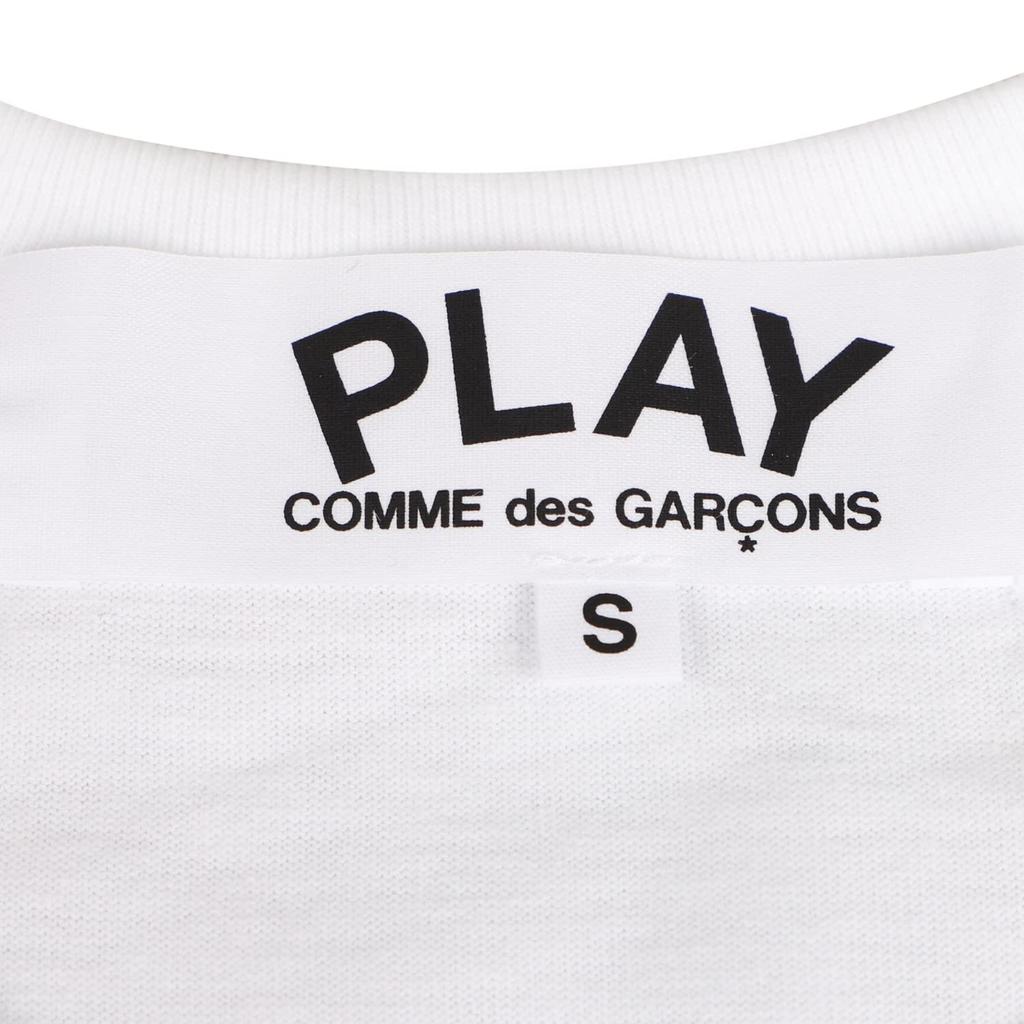 COMME des Short Sleeve Red Heart Logo PLAY COMME des GARCONS RED HEART PLAY T108 White L [PLAY GARCONS] Футболка ФУТБОЛКА Мужская [Товар]