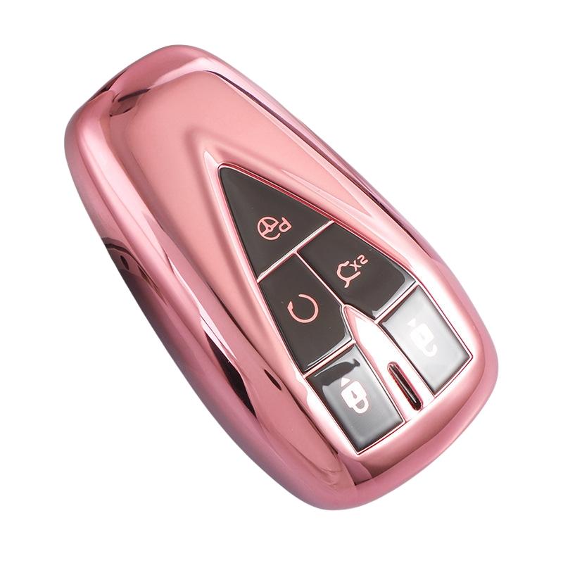 Чехол для дистанционного ключа из ТПУ с 5 кнопками для Changan CS35 Plus CS55 Plus CS75 Plus 2019 2020, защитный чехол для ключей, держатель для сумки