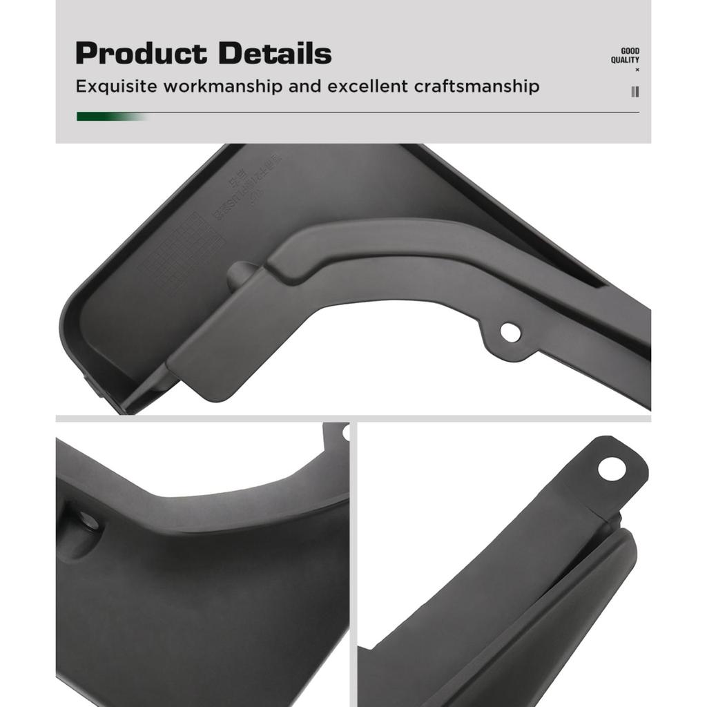 4PCS Car Mud Flaps Splash Guards Mudguards Car Mud Flaps Compatible with BYD Qin PLUS 2021 2022 2023 2024