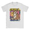 Мужские футболки Catzilla Новинка Футболка с коротким рукавом и круглым вырезом Футболка из чистого хлопка Подарок на день рождения Одежда