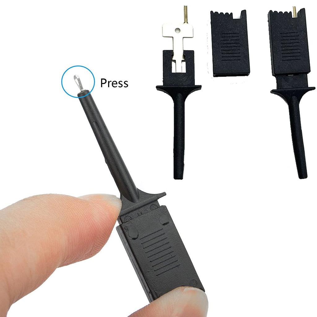 Youmile USB Логический анализатор 24 МГц 8 каналов UART IIC SPI Отладка Мини USB кабель Кабель Dupont 6 цветов Набор зажимов-крючков для тестирования для Arduino FPGA M100 SCM