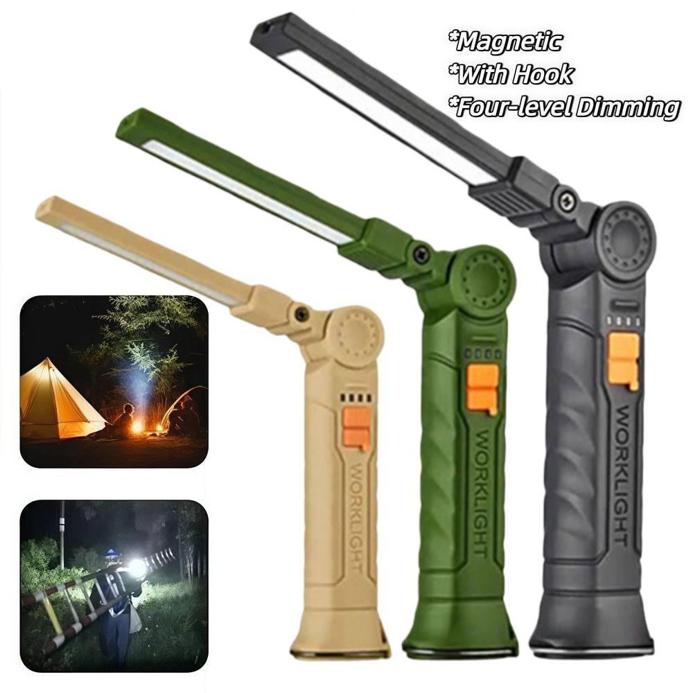 Rechargeable Flashlight LED Handheld Searchlight Work Light  For Night Work Outdoor Camping