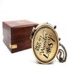 NOT All WHO Look Engraved Brass Compass| Wooden Case Son Mom Children Baptism Birthday Easter Décor