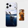 3D Наклейка на весь корпус 'Доисторические Гиганты' для iPhone 17/Pro/Pro Max Цветная Задняя Защитная Наклейка