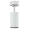 Ceiling Spotlight with Spotlights White 6 x 6 x 16 cm Metal