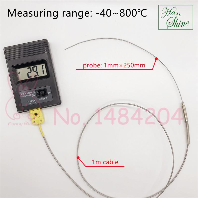 Handheld Digital Thermometer Type K Thermocouple -50~1300 °C Temperature Measuring Meter 902C