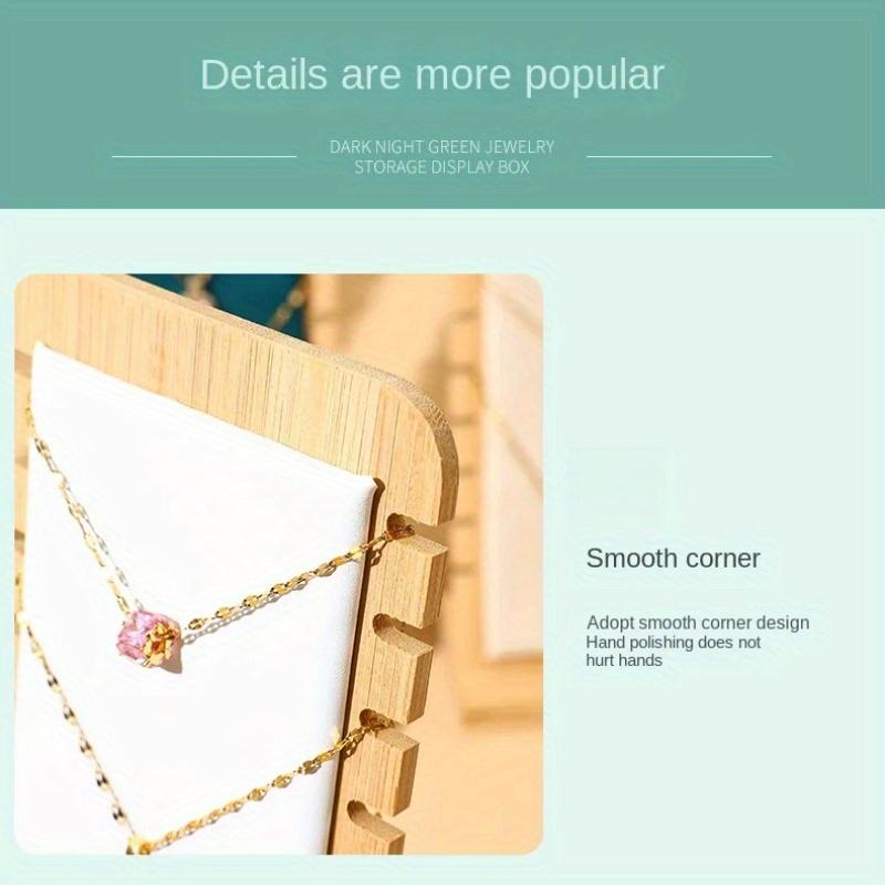 1 шт. Деревянная разборная стойка для демонстрации ожерелий, Подставка для подвешивания ювелирных изделий с цепочкой на ключицу, Инструменты для съемки для демонстрации ожерелий