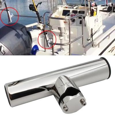 Аксессуары для лодок Морская нержавеющая лодка Зажим из нержавеющей стали на направляющих для удочек Труба 7/8'' - 1'' Аксессуары для яхт