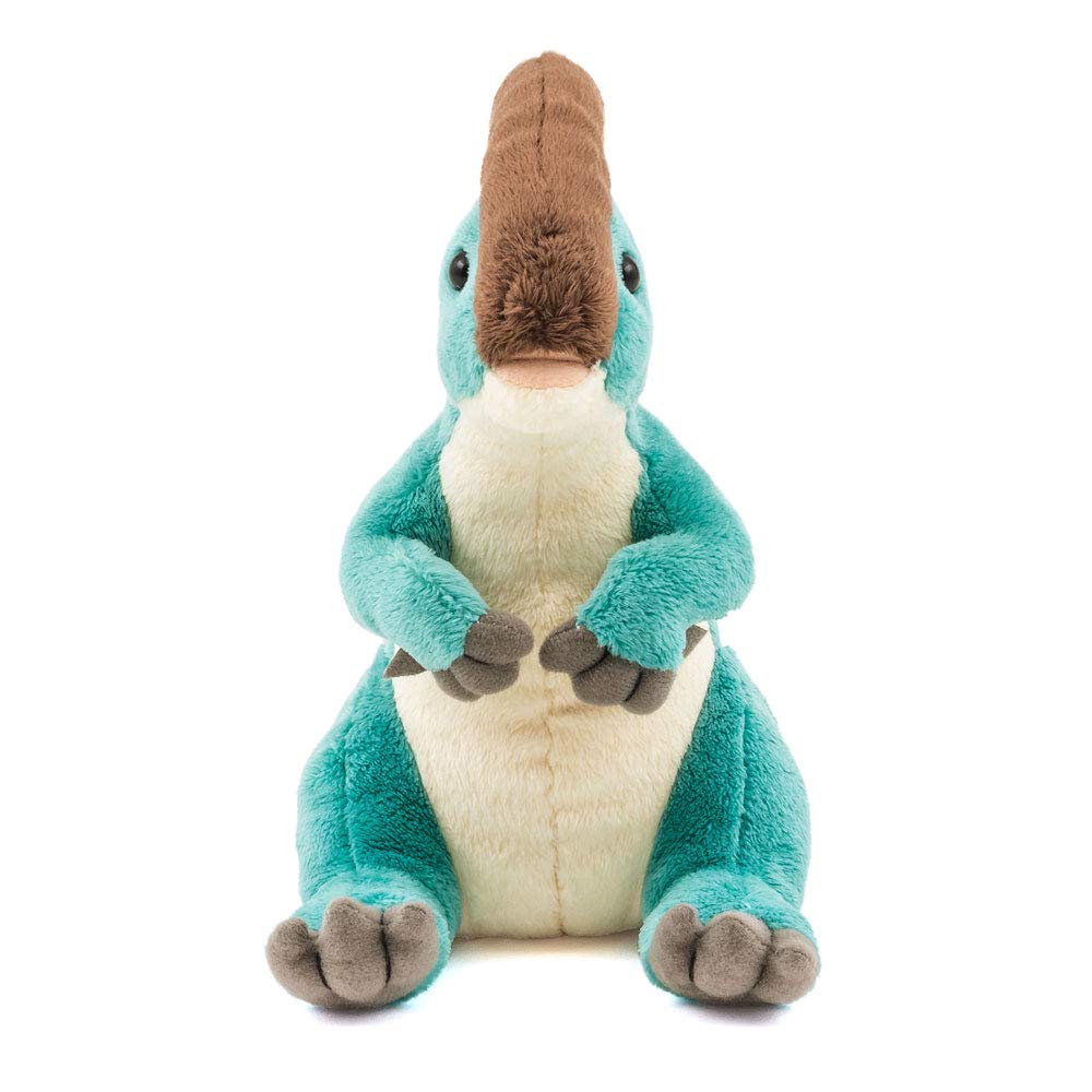 Calorata Parasaurolophus Plush Toy Soft and Realistic Plush Gift Present Birthday Dinosaur Toy Christmas Gift (Sitting Series) (Dinosaur Toy) (Twice