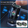 Для Alfa Romeo 159 147 156 166 Giulietta Giulia Mito Stelvio Brera Spider Мини Автомобильное Зарядное Устройство 12-24V Прикуриватель Быстрая Зарядка Автомобильный USB Type C Зарядник