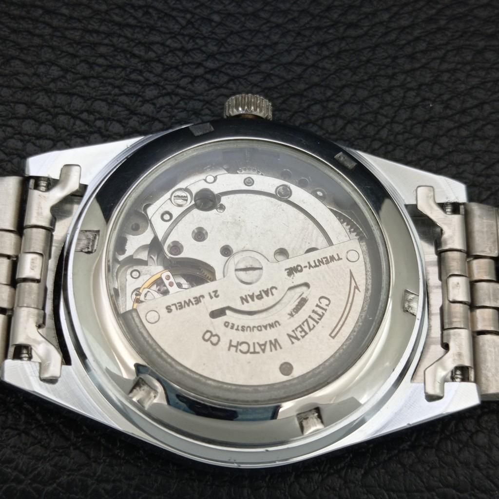 ВИНТАЖНЫЕ АВТОМАТИЧЕСКИЕ ЧАСЫ CITIZEN 8200 ВОССТАНОВЛЕННЫЕ ЯПОНИЯ МУЖСКИЕ С КРАСНЫМ ЦИФЕРБЛАТОМ a446828-1