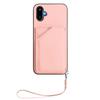For Samsung Galaxy M06 5G/Galaxy F06 5G Case Card Holder Kickstand Skin-Touch Phone Cover with Wrist Strap
