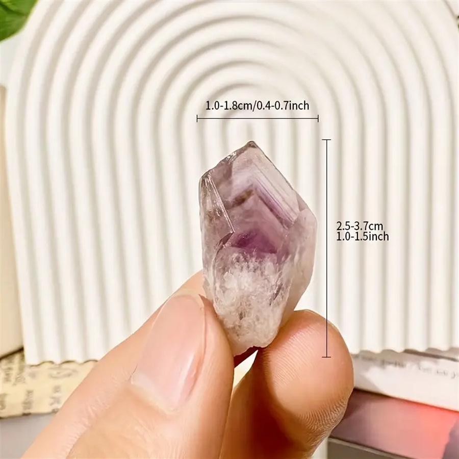 Amethyst Raw Stone Purple Silver Mountain Incense Diffuser & Crystal Gravel for Fish Tank or Flower Pot Ornament