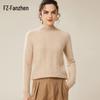 Fanzhen Women's 100% Cashmere High-Neck Sweater