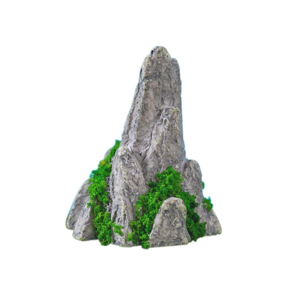 Decorative Mini Rockery Ornament Simulation Waterfall Rocks Micro Landscape Ornaments  Fish Tank