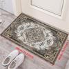 1 шт. 1 см утолщенный классический персидский цветочный коврик для двери мягкий фланелевый коврик для входной двери для домашнего декора противоскользящий ковер впитывающий воду коврик для кухни и ванной
