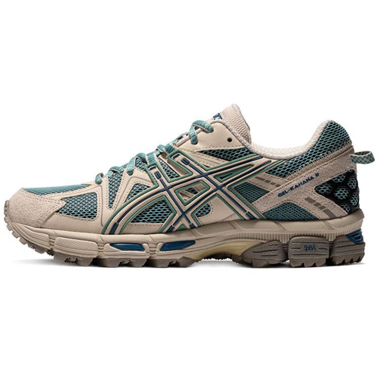Asics Gel-Kahana 8 Breathable Durable Low-Top Trail Running Shoes Women Sneaker Green Gray 1012A978-302