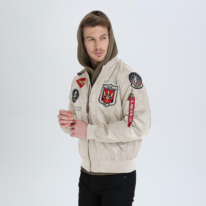 Top Gun MA-1 Flying Tigers Eagle Pilot Jacket for Men - Spring/Autumn