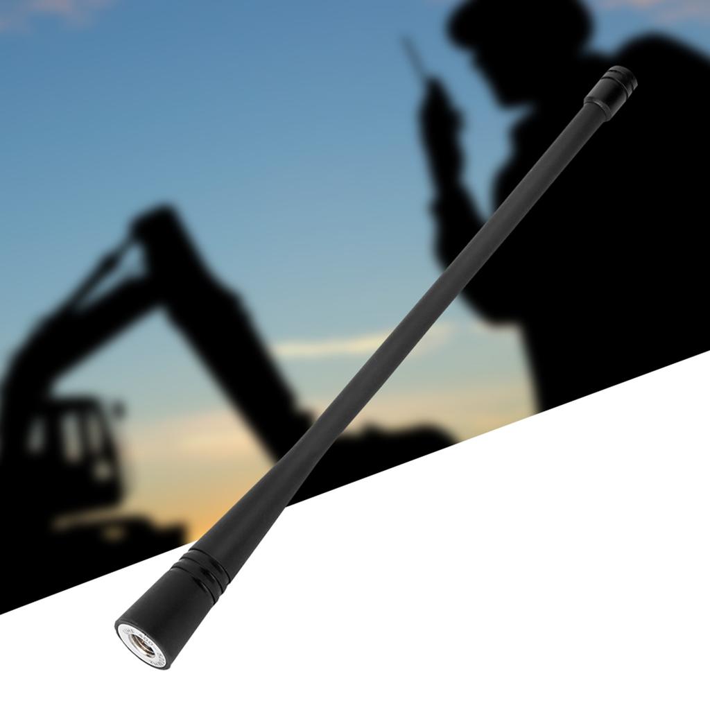 SMA UHF Мужская мягкая резиновая антенна для двухсторонней радиосвязи с частотой 400-520 МГц