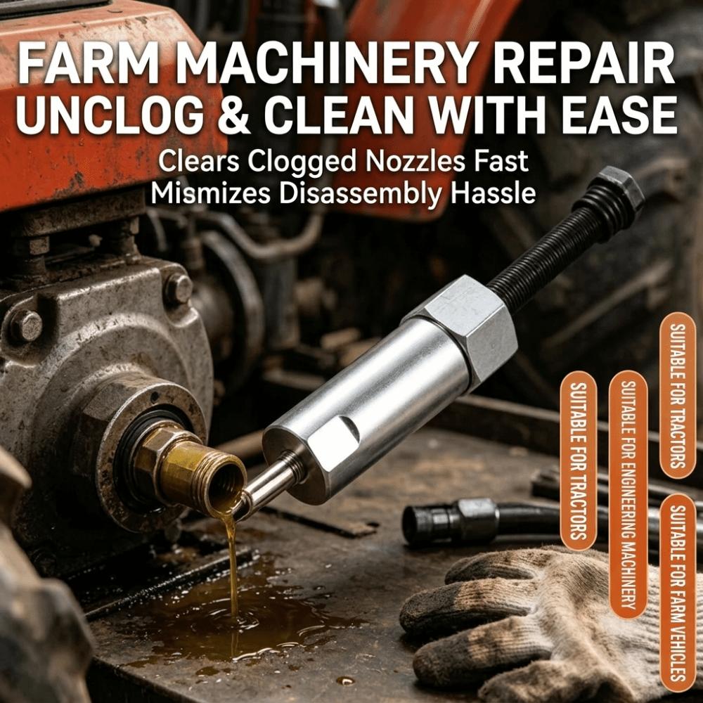 8mm Nozzle Pipe Grease Unclogging Tool Oil Passage Unclogging Tool Machinery Maintenance