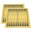 2Pcs Wooden Twosided Chess Board Backgammon Dual Purpose Checkerboard Accessory
