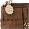 de Tissue Pouch Chocolat Check Tissue Case Brown [Maison Fleur] Women's