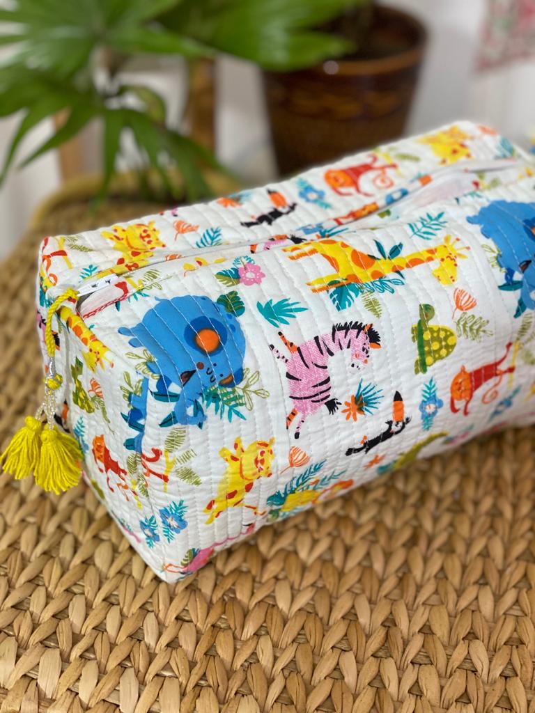 LARGE Multipurpose Quilted Pouch/ Bag