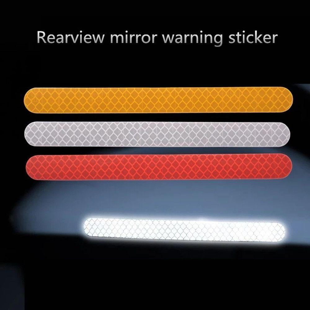Anti-Collision Rearview Mirror Truck Vehicle Reflective Car Sticker Safety Warning Strip Tape
