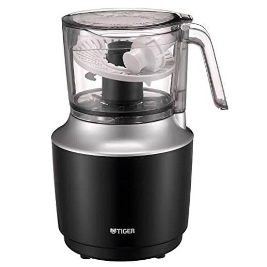 Tiger Food Processor High Power 5 Functions Approximately 40 Noise Reduction Tritan Cup Dishwasher Safe Deep Black