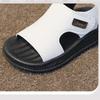 PU Leather Summer Sandals for Boys Soft-soled Ergonomics Children's Beach Shoes Anti-slippery Casual Boy's Sandals for Kids