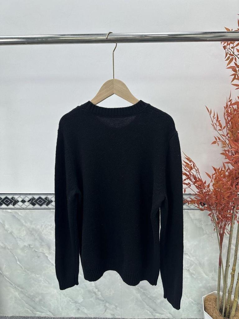Женский модный вязаный свитер Raf Simons с вышивкой мишки - Мода Осень/Зима