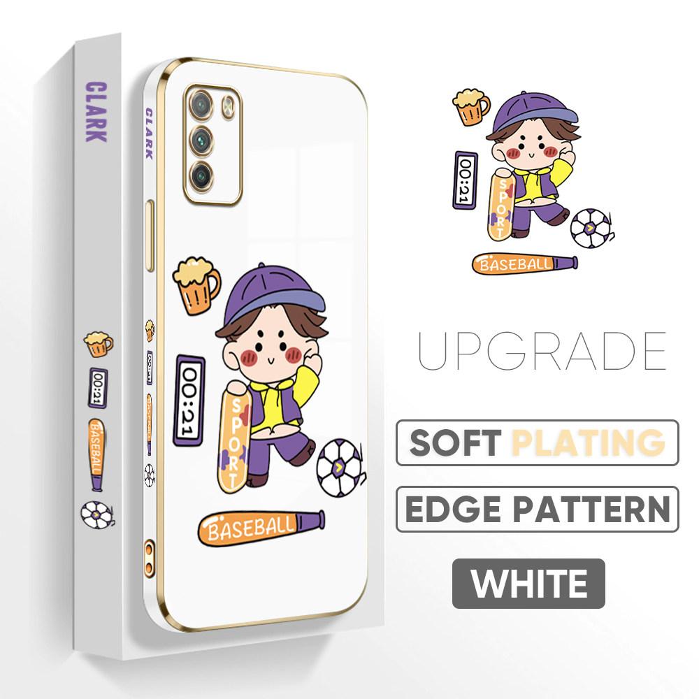 Красочные узоры печати с квадратными краями и узором корпуса с покрытием корпуса телефона Роскошное покрытие Мягкий чехол для телефона для Huawei Honor Xiaomi Redmi