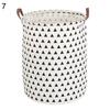 Foldable Laundry Basket Dirty Clothes Toys Storage Bag Handle Bucket Organizer